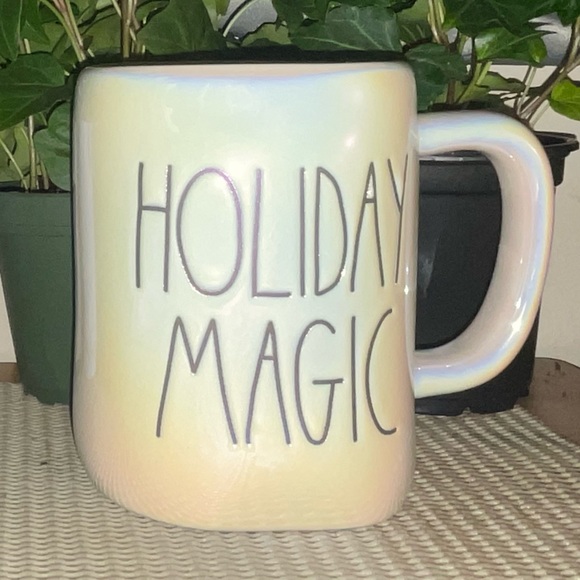 Rae Dunn Holiday Magic White Iridescent Mug - Picture 3 of 6